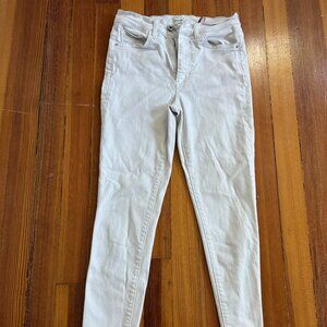 EUC Sneak Peek Denim Women's Sz 26 White Skinny Jeans